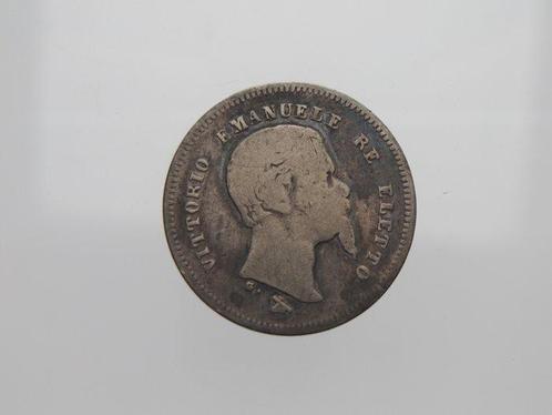 Italië, Koninkrijk Vittorio Emanuele II Re Eletto. 50, Postzegels en Munten, Munten | Europa | Niet-Euromunten