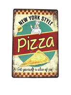 Metalen Wandbord - New York Style Pizza, Ophalen of Verzenden, Nieuw