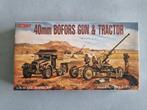 Tsukuda Hobby 876W09 40mm Bofors Gun & Tractor 1:76, Verzenden, Nieuw