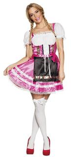 Dirndl Jurk Oktoberfest Roze, Verzenden, Nieuw