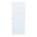 Skantrae binnendeur SSL4403 78x231,5 (Stomp, Blankglas), Doe-het-zelf en Verbouw, Deuren en Horren, Minder dan 80 cm, 215 cm of meer