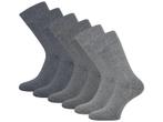 6 paar SQOTTON® Katoenen sokken - Naadloos - Grijs-mix, Verzenden, Nieuw