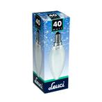 Leuci Gloeilamp Kaarslamp E14 220-240V 40W Mat, Ophalen of Verzenden, Nieuw