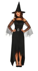 Heks Halloween Kostuum Dames, Verzenden, Nieuw