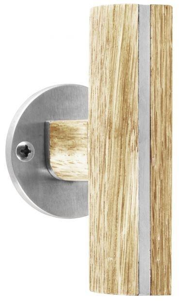 Vaste (Kast)Knop PIET BOON PBT22V/50 mat rvs/eikenhout, Doe-het-zelf en Verbouw, Hang- en Sluitwerk, Verzenden