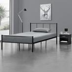 Metalen bedframe Hercules incl. bedbodem 120x200 cm zwart, Huis en Inrichting, Verzenden, Nieuw