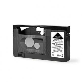 VHS-C naar VHS converter | Nedis | Zwart (Plug and play), Audio, Tv en Foto, Videocamera's Digitaal, Nieuw, Verzenden
