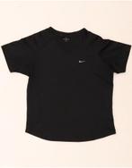 NIKE Womens Dri Fit T-Shirt Top UK 14 Medium Black Polyester, Kleding | Dames, Verzenden, Nieuw
