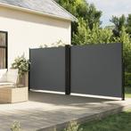 vidaXL Windscherm uittrekbaar 160x1200 cm antracietkleurig, Verzenden, Nieuw
