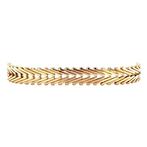 Gouden vintage fantasie armband 14 krt, Sieraden, Tassen en Uiterlijk, Armbanden, Ophalen of Verzenden, Nieuw