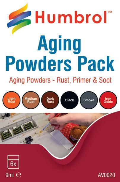 Humbrol - Aging Powder Mixed Pack - 6 X 9 Ml (4/22) *hav0020, Hobby en Vrije tijd, Modelbouw | Overige, 1:50 tot 1:144, Nieuw