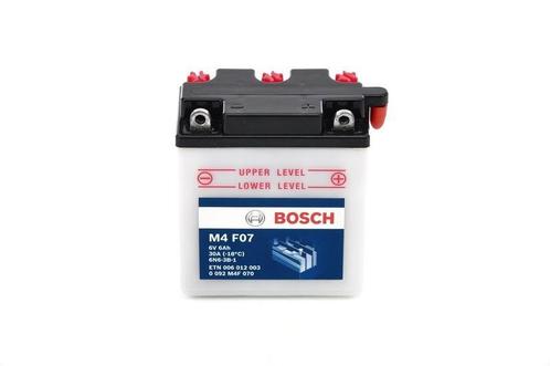 Bosch M4 F07 Zwart Accu 6 Ah, Motoren, Onderdelen | Merk-onafhankelijk, Verzenden