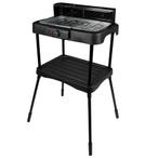 Benson Elektrische 2-in-1 BBQ - Binnen en buiten - Traplo..., Tuin en Terras, Houtskoolbarbecues, Ophalen of Verzenden, Nieuw
