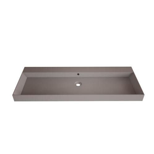 Wastafel Gliss Design Lako 120 cm Zonder Kraangat Mat, Doe-het-zelf en Verbouw, Sanitair, Ophalen of Verzenden