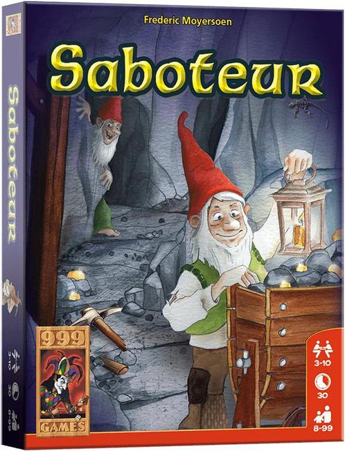 Saboteur - Kaartspel | 999 Games - Kaartspellen, Hobby en Vrije tijd, Gezelschapsspellen | Kaartspellen, Nieuw, Verzenden