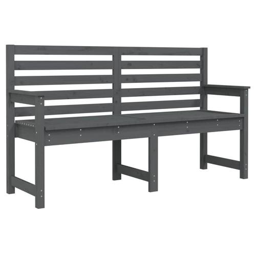 Grijze Tuinbank 159cm Grenenhout - Retourdeal - Balkon &..., Tuin en Terras, Tuinbanken, Nieuw, Hout, Ophalen of Verzenden