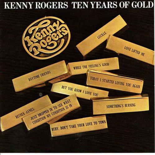 cd - Kenny Rogers - Ten Years Of Gold, Cd's en Dvd's, Cd's | Overige Cd's, Zo goed als nieuw, Verzenden