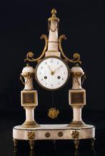 Portico klok Louis XVI Marmer, Brons - 1795, Antiek en Kunst, Antiek | Klokken