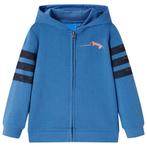 vidaXL Kindervest met capuchon 116 blauw, Verzenden, Nieuw