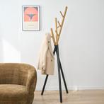 Kapstok Laerdal kledingrek 172x49x49 cm zwart en houtkleurig, Huis en Inrichting, Kasten | Kledingkasten, Verzenden, Nieuw