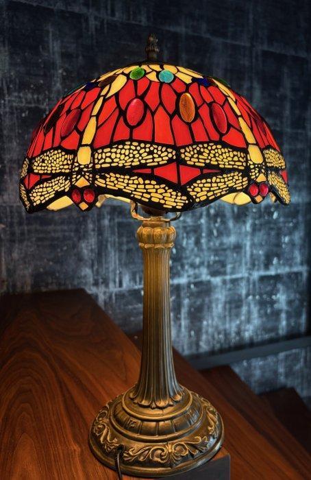 Style Tiffany - Tafellamp - In de geest van de Art Nouveau, Antiek en Kunst, Curiosa en Brocante