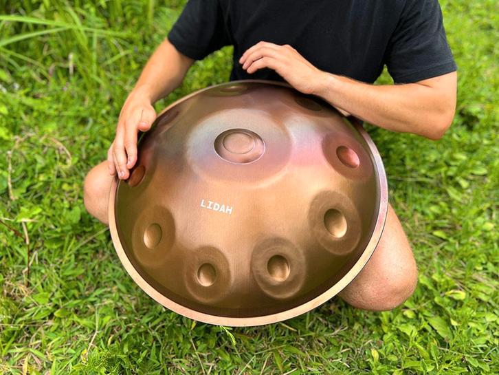 Stainless Steel Handpan D-Mineur -  LIDAH, Muziek en Instrumenten, Percussie, Melodische percussie, Nieuw, Ophalen of Verzenden