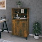 vidaXL buffetkast 60x36x110 cm bewerkt hout gerookt, Verzenden, 100 tot 150 cm, Nieuw, 50 tot 100 cm