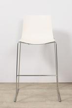 Arper Catifa 46 design barkruk, slede model, wit-chrome,..., Huis en Inrichting, Stoelen, Ophalen of Verzenden, Nieuw