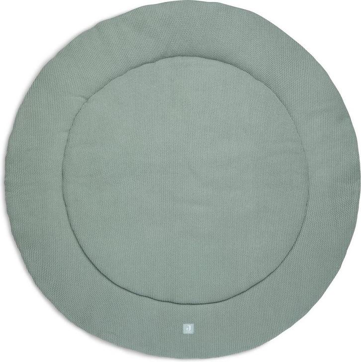 Jollein Boxkleed Rond  95cm Basic Knit - Forest Green, Kinderen en Baby's, Boxen, Verzenden