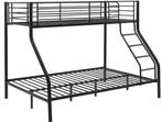 Metalen stapelbed Victory 3p Zilver - 140/160x200 cm, Verzenden, Nieuw