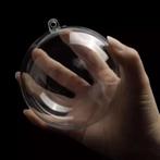 Ruhhy Set van 12 Transparante Acryl Kerstballen - Ideaal..., Ophalen of Verzenden, Nieuw