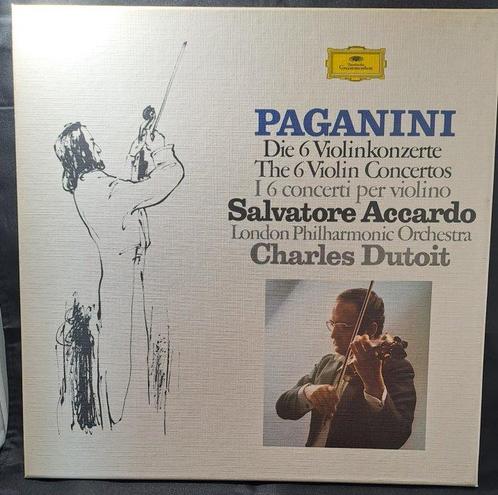 Salvatore Accardo - 2 x box sets - Paganini: The 6 Violin, Cd's en Dvd's, Vinyl Singles