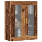vidaXL Hangkast 69,5x34x90 cm oud houtkleurig, Huis en Inrichting, Kasten | Buffetkasten, Verzenden, Nieuw, 50 tot 100 cm, Minder dan 100 cm