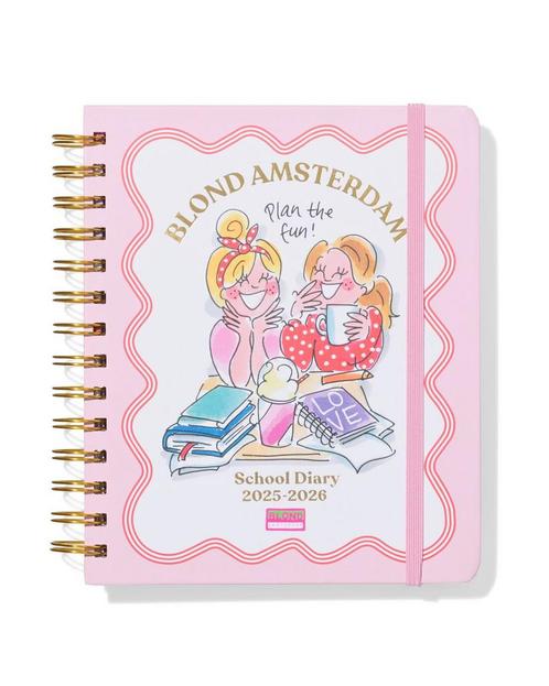 HEMA Blond schoolagenda 25-26, Diversen, Agenda's, Nieuw, Verzenden