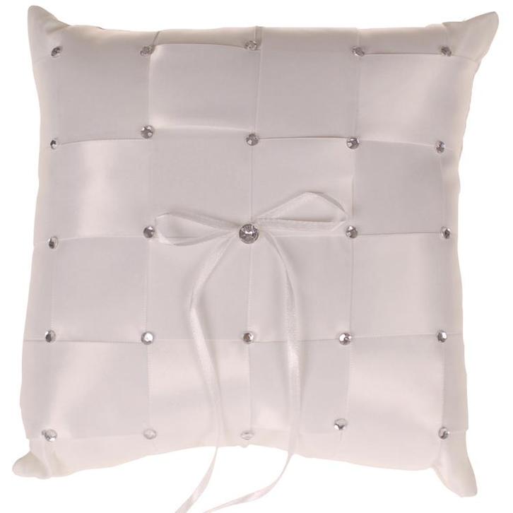 Ringkussen ivoor met strass steentjes NIEUW, Kleding | Dames, Trouwkleding en Trouwaccessoires, Wit, Nieuw, Ophalen of Verzenden