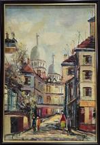 French School (XX) - Street to the Basilica, Antiek en Kunst, Kunst | Schilderijen | Klassiek
