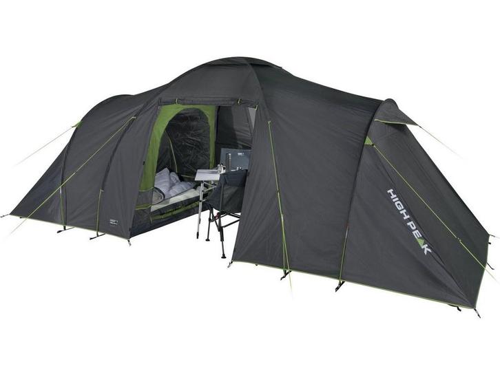 High Peak Como 4.0 - Koepeltent - 4-Persoons - Stahoogte 190, Caravans en Kamperen, Tenten, Zo goed als nieuw, Verzenden