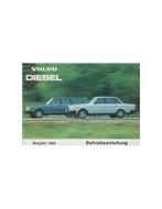 1983 VOLVO 240 DIESEL INSTRUCTIEBOEKJE DUITS, Auto diversen, Handleidingen en Instructieboekjes