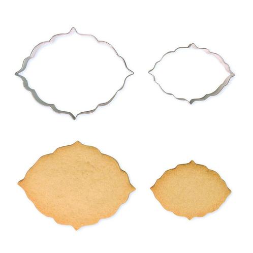 PME Koekjes Uitsteker Plaque Style 6 Set/2**, Hobby en Vrije tijd, Taarten en Cupcakes maken, Nieuw, Verzenden