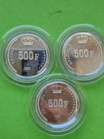 België. 500 Francs 1990 Vlaams + Frans + Duits QP (Zonder