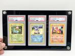 Wizards of The Coast - 3 Graded card - Ivysaur, Wartortle &, Hobby en Vrije tijd, Verzamelkaartspellen | Pokémon, Nieuw