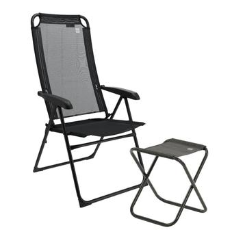 Travellife Como standenstoel met voetenbank - blend grey beschikbaar voor biedingen