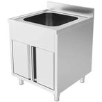 Unninox | 600x700x(h)850 Spoeltafel Kast Met Klapdeuren, Ophalen of Verzenden, Nieuw in verpakking