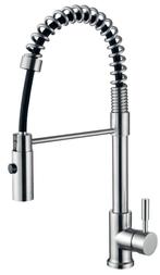 304-Floyd RVS Keukenkraan professional met handdouche, Verzenden, Nieuw