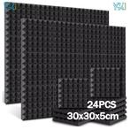 24x Piramide Akoestische Schuimpanelen 30x30x5cm, Verzenden, Nieuw