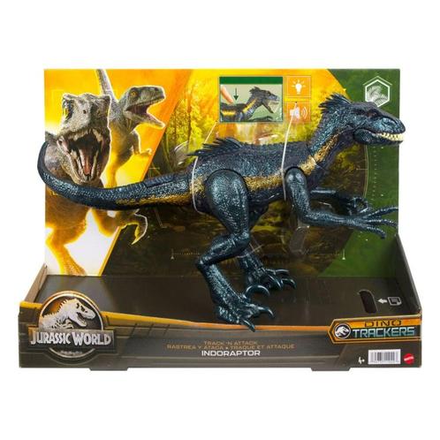 Jurassic World Dino Trackers Track n Attack Indoraptor, Verzamelen, Poppetjes en Figuurtjes, Zo goed als nieuw, Verzenden