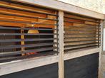 Flex Fence Zwart Draaibare Lamellen Kunststof 122 cm - Set 2, Verzenden, Nieuw