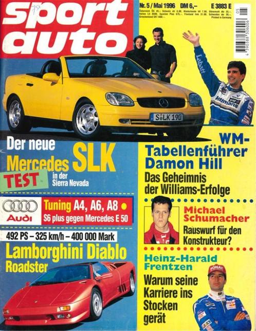 1996 SPORT AUTO MAGAZINE 05 DUITS, Boeken, Auto's | Folders en Tijdschriften