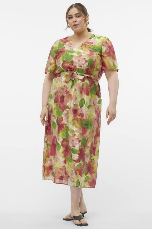VERO MODA curve bloemprint jurk MIRA Maat:, Kleding | Dames, Jurken, Overige kleuren, Nieuw, Verzenden