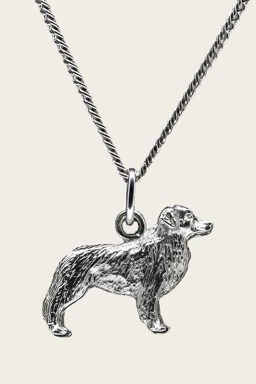 Zilveren Nova scotia duck tolling retriever ketting hanger -, Sieraden, Tassen en Uiterlijk, Kettinghangers, Nieuw, Verzenden